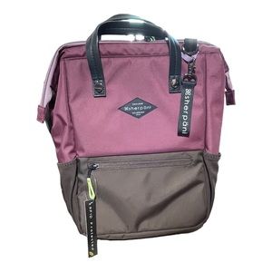 Sherpani Dispatch Convertible Backpack Tote Crossbody Laptop Bag Rosewood New